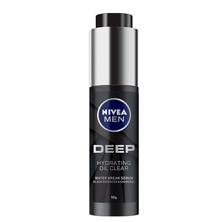 NIVEA MEN 妮维雅男士 深黑系列护肤套装 (细致毛孔洁面乳150ml+精华露50g)