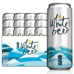 SNOWBEER 雪花 纯酿白啤   500ml*12 听