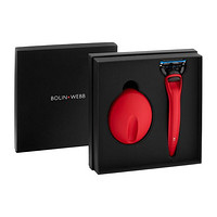 BOLIN WEBB X1系列 X1 手动剃须刀礼盒装 哑光红色 1刀架+1刀头+底座