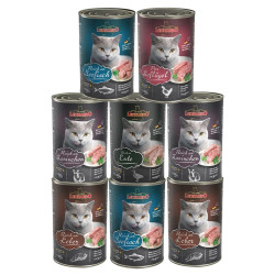 LEONARDO 无谷鲜肉猫罐头 400g*8罐 （3兔+3海洋鱼+2肝脏）