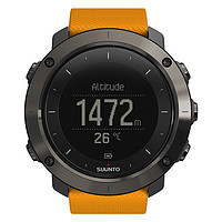 SUUNTO 颂拓 SS021844000 GPS 智能手表 黑色 硅胶表带 黄色( GPS、暴风雨警报、数字指南针、手电筒）