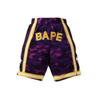 BAPE 男士短裤 0ZXSPM15317XG 紫色 S