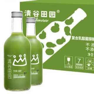 edenview 清谷田园 复合乳酸菌果汁饮料 猕猴桃味 330ml*4瓶