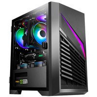 Antec 安钛克 DP31 RGB M-ATX机箱 半侧透 黑色