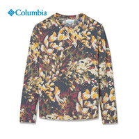 Columbia哥伦比亚户外21秋冬新品女子印花防晒吸湿长袖T恤AR7413 397 M