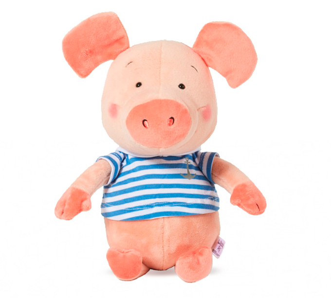 NICI 毛绒玩具小猪威比公仔海军衫胖胖猪 40cm