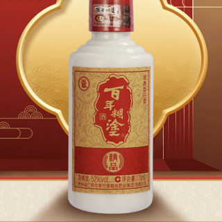 百年糊涂 精品 52%vol 浓香型白酒 175ml 单瓶装