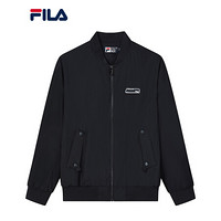 FILA 斐乐官方男士运动外套2021秋季新款时尚休闲运动茄克薄上衣 传奇蓝-NV 190/108A/XXXL