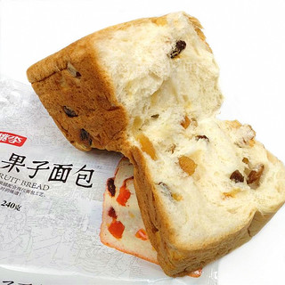 桃李 面包 果子面包早餐食品140g*2包