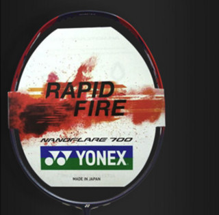 YONEX 尤尼克斯 NANOFLARE 700 羽毛球拍 NF-700YX-001 红色 4U4 单拍