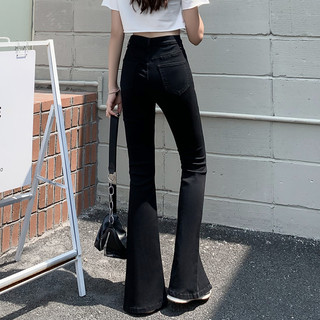 PSTYLEJEANS 女士牛仔八分裤 629Q 黑色 L