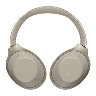 SONY 索尼 MDR-1000X 耳罩式头戴式降噪蓝牙耳机 灰米色