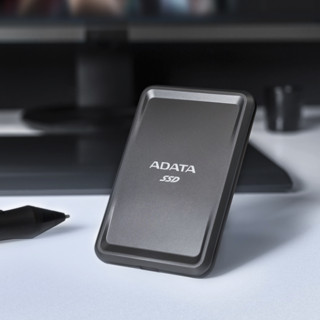 ADATA 威刚 SC685P USB 3.2 移动固态硬盘 Type-C 500GB 深空灰