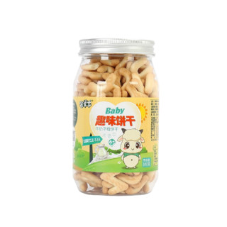 Zhai Yang Yang 宅羊羊 婴幼儿字母饼干 牛奶味 100g