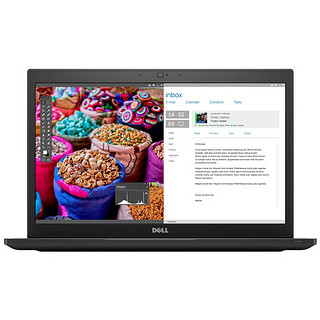 DELL 戴尔 Latitude 7490 14.0英寸 商务本 黑色(酷睿i7-8650U、核芯显卡、8GB、256GB SSD+1080P、IPS、60Hz、D1716CN)