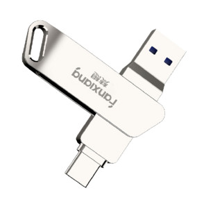 FANXIANG 梵想 F376 USB 3.1 U盘 银色 256GB USB/Type-C双口