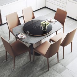 aquimia可旋转伸缩多功能餐桌