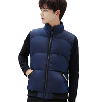 PLAYBOY 花花公子 男士马甲 18182PL918 蓝色 XL