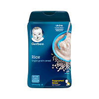 Gerber 嘉宝 婴幼儿辅食一段纯大米米粉 1段 227g/罐 6个月以上