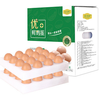 农光鲜 优+ 鲜鸡蛋 32枚装 共1.37kg