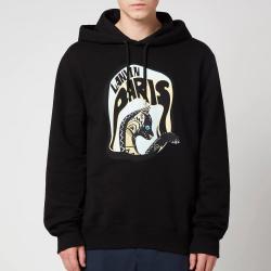 lanvin浪凡男士印花连帽衫