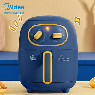 Midea 美的 捣蛋鬼系列空气炸锅 无油大容量家用智能电炸锅煎炸锅 3L MF-KZ30E206L