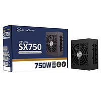 24期免息：SILVER STONE 银欣 SX750-PT SFX 80 Plus白金全模小电源 额定 750W