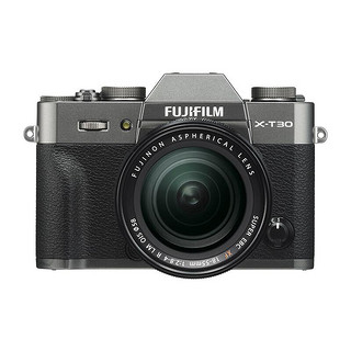 FUJIFILM 富士 X-T30 APS-C画幅 微单相机 雅墨灰 XF 18-55mm F2.8 R LM OIS 变焦镜头 单头套机