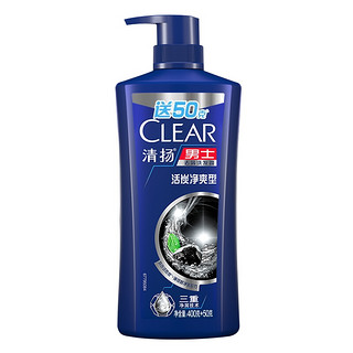 CLEAR 清扬 男士活碳劲爽型去屑洗发露 450ml