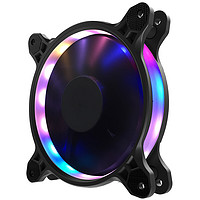 JONSBO 乔思伯 Eclipse日食PLUS-七彩流光 RGB 120mm 机箱散热风扇 单个装