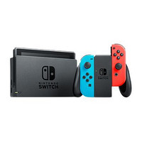 Nintendo 任天堂 Switch游戏主机 国行系列 HAD-S-KAAGA(CHN) 游戏机 红蓝色+马车8兑换卡+Joy-Con 手柄方向盘 2个 组合套装