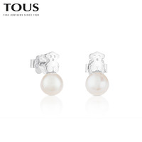 TOUS/桃丝熊925银珍珠耳环耳饰女耳钉  纯美浪漫615270135