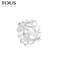 TOUS/桃丝熊2021春夏新品Fragile Nature系列925银树叶小众戒指女