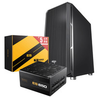 aigo 爱国者 黑曼巴静音系列 黑曼巴 F1 EATX机箱 非侧透 含电源 650W