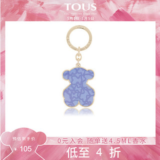 TOUS/桃丝熊印花钥匙扣珐琅工艺挂件汽车挂饰小巧清新895960138