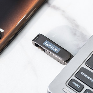 Lenovo 联想 小新系列 X3C USB 3.1 闪存U盘 深空灰  128GB USB/Type-C双口