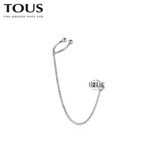 TOUS/桃丝熊2021春夏新品18k金钻石耳钉耳夹轻奢小众夏日百搭女