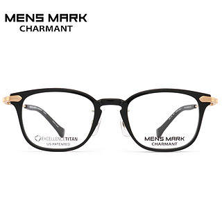 夏蒙charmantEX钛眼镜架钛材男士商务光学镜架全框可配近视XM1178