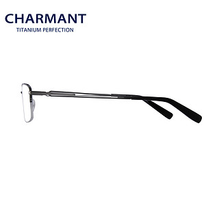 CHARMANT夏蒙β钛材眼镜架男士商务半框光学近视眼镜镜框CH10354