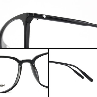 Montblanc万宝龙 眼镜架男潮流板材方框女商务近视眼镜框MB0089OA