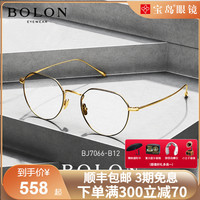 暴龙新款近视眼镜框金属个性潮款光学配镜眼镜架男女 BJ7066 宝岛(型号BJ6037色号B10)