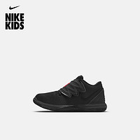 Nike耐克官方KYRIE 5 (TD)婴童运动童鞋魔术贴易穿脱舒适AQ2459（27码、016黑/黑-白-大学红）