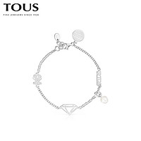 TOUS/桃丝熊2021春夏新品Silver Since1920系列925银珍珠手链女（银色） 018081510