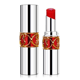  圣罗兰 YSL /圣罗兰 YSL  银管星星夹心唇膏 #N°8ROCK'N RED樱桃水红色 3.5g