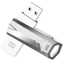 DM 大迈 PD096 USB 3.0 U盘 银色 256G USB-A