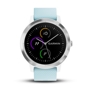 GARMIN 佳明 VA3T 智能手表 43.4mm 蓝色 不锈钢表壳 蓝色硅胶表带（心率、GPS、防水）