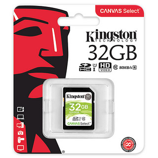 Kingston 金士顿 SDS SD存储卡 32GB (UHS-I  V10 U1 A1)