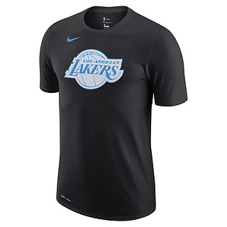 NIKE 耐克 洛杉矶湖人队 Dri-FIT NBA 男子运动T恤 CT9445-010 黑色 S