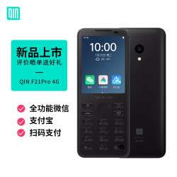 QIN 多亲 F21 Pro 学生手机电话 移动联通电信三网4G 老人老年备用机 智能直板按键机 可定位 3+32g铁灰色