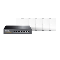 TP-LINK 普联 TL-R479GPE-AC 双频1800M 千兆分布式路由器 Wi-Fi 6 黑色 +TL-XAP1800GI-PoE 无线AP面板
